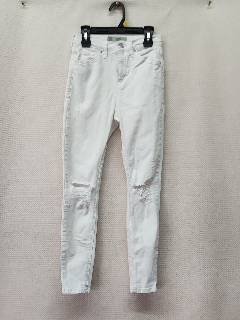 🚨2/$25 or 5/$50🚨Topshop White Ripped Skinny Jeans